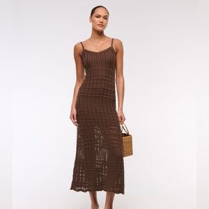 Abercrombie & Fitch Brown Maxi Dress